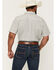 Image #4 - RANK 45&reg; Men's Semi Final Geo Print Short Sleeve Button-Down Stretch Western Shirt, Ivory, hi-res