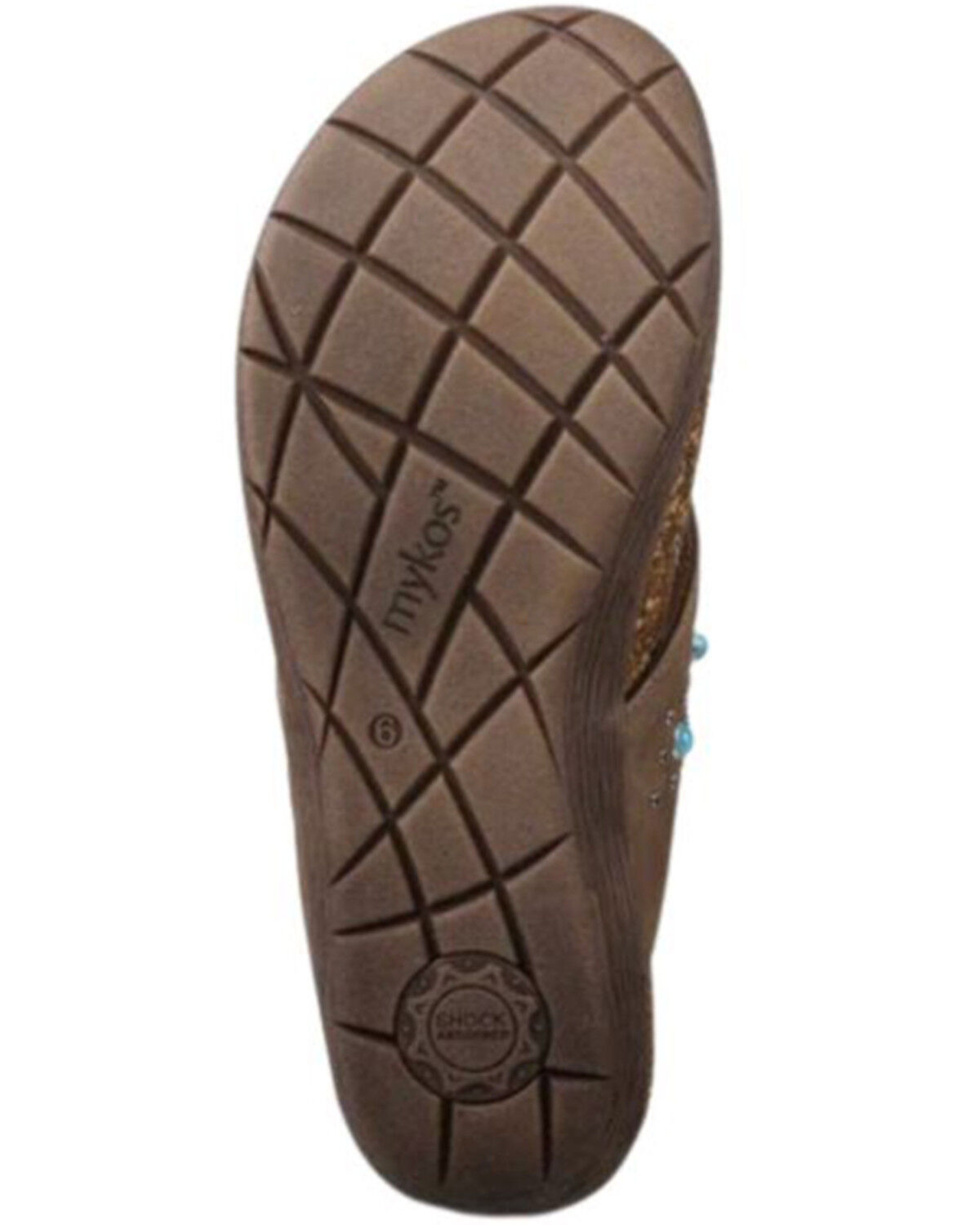 Image #7 - Mykos Women's Jovie Thong Sandals, Brown, hi-res