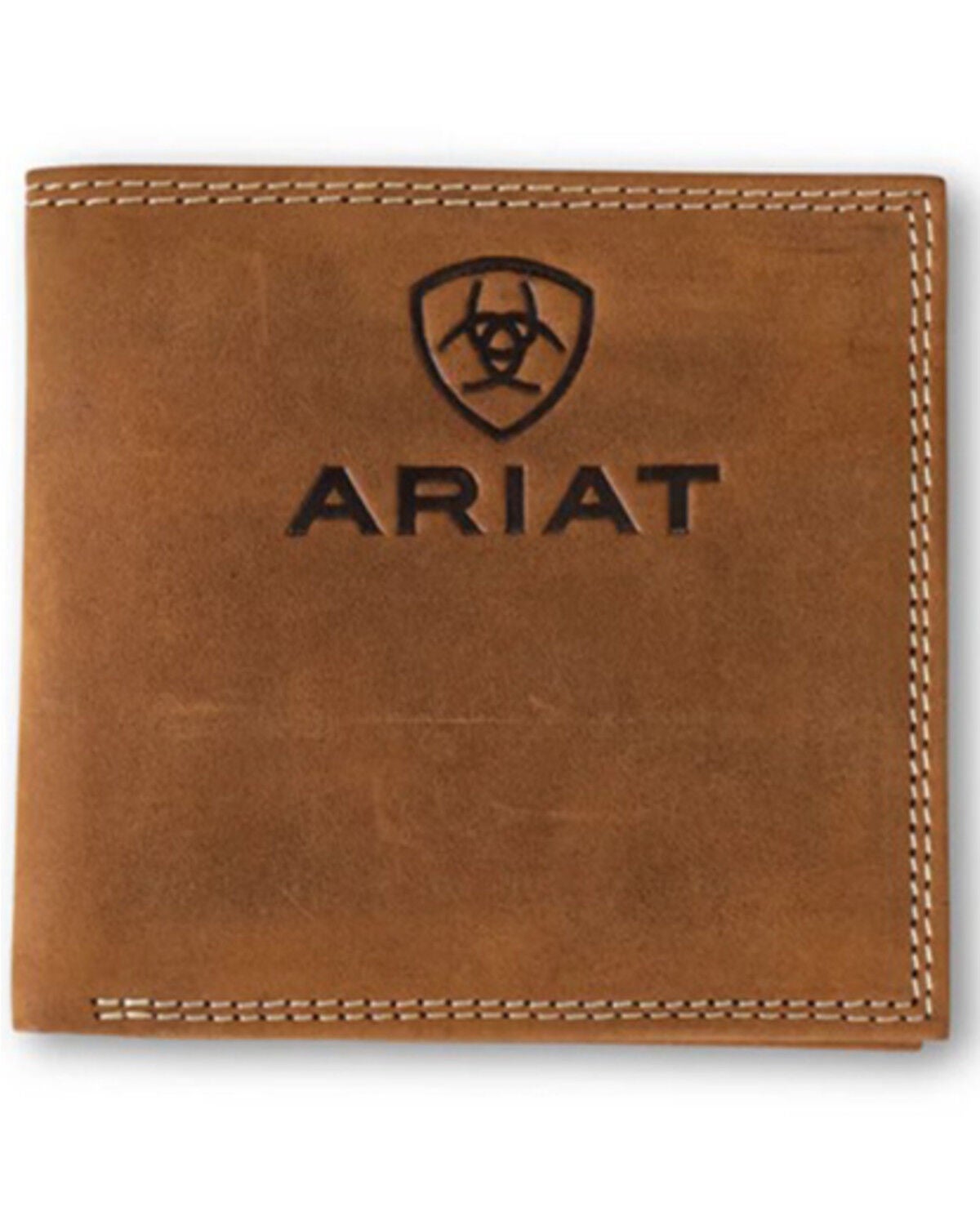 Image #1 - Ariat Men's Bifold Wallet, Brown, hi-res