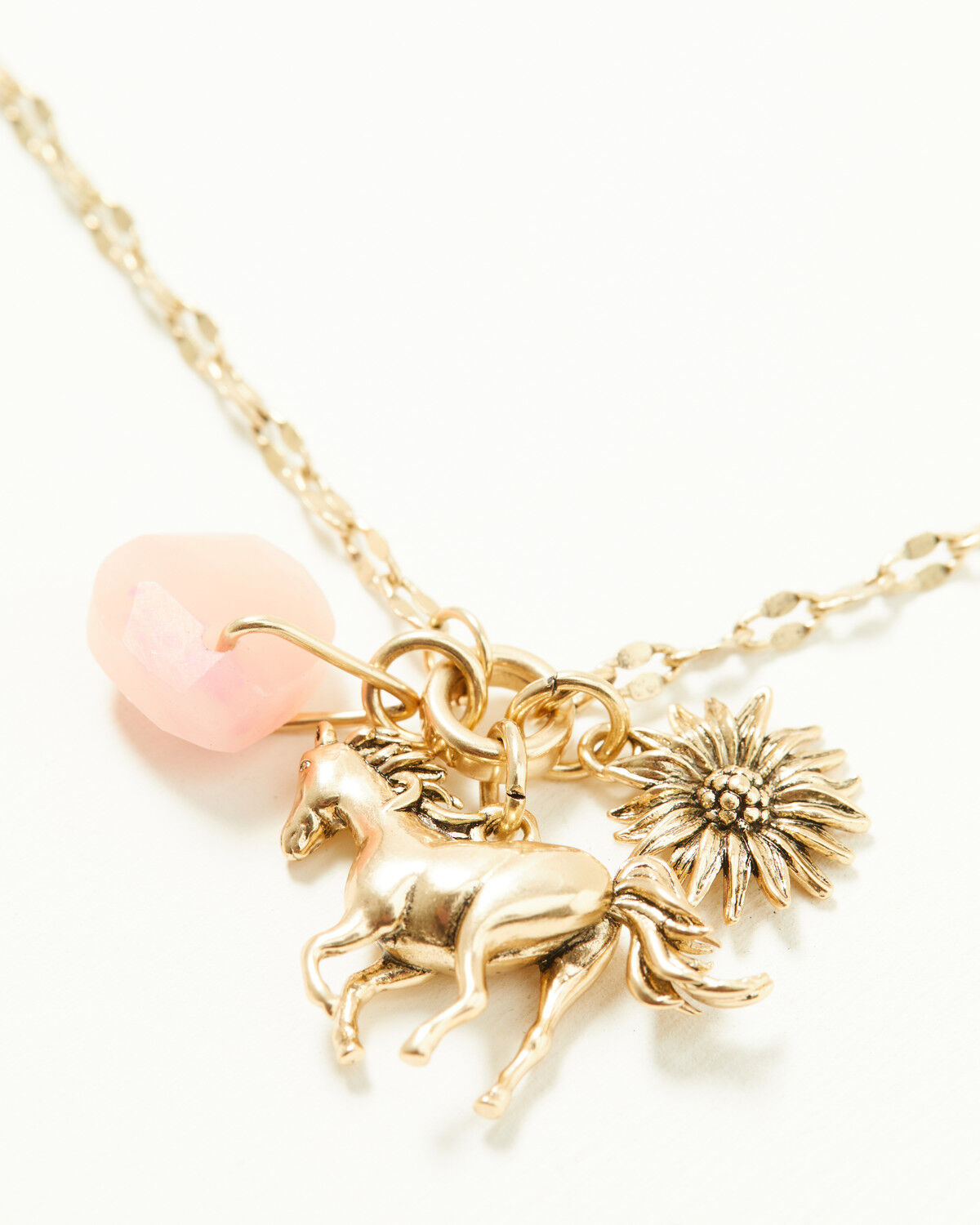 Image #2 - Lainey Wilson Women's Country Cool Horse Charm Layered Necklace, Gold, hi-res