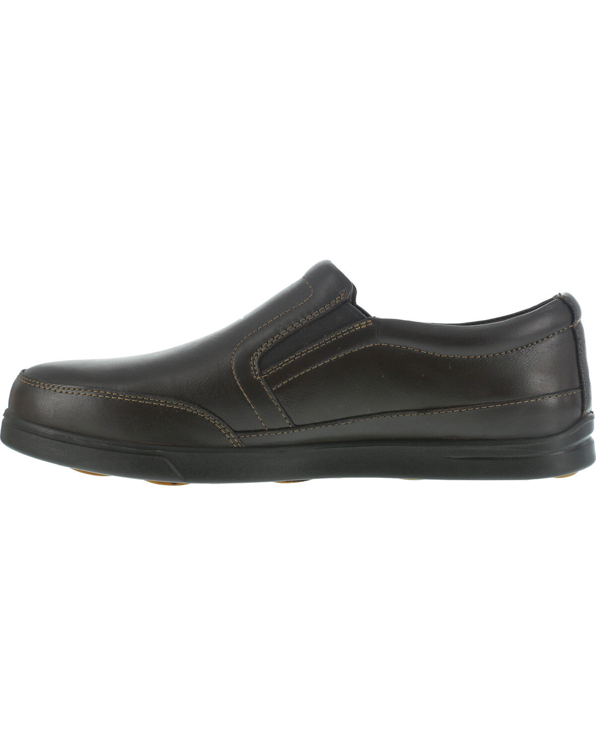 Image #4 - Florsheim Men's Slip-On Industrial Oxford Work Shoes - Steel Toe, , hi-res