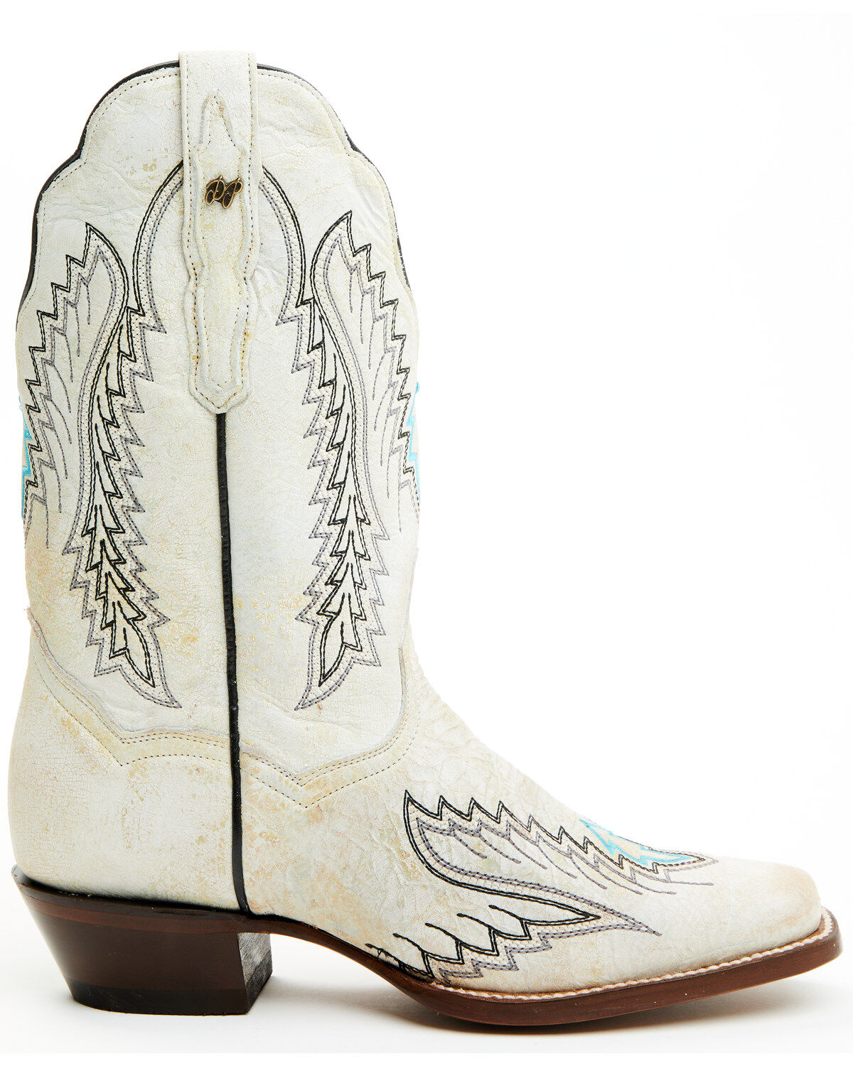Image #2 - Dan Post Women's Darcy Western Boots - Square Toe, White, hi-res