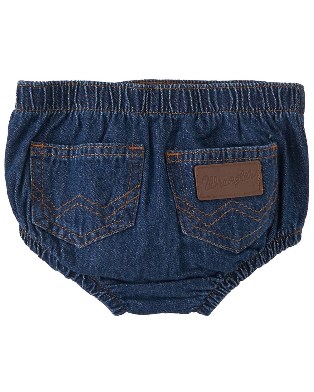 Image #5 - Wrangler Infant Diaper Cover Jeans, Indigo, hi-res