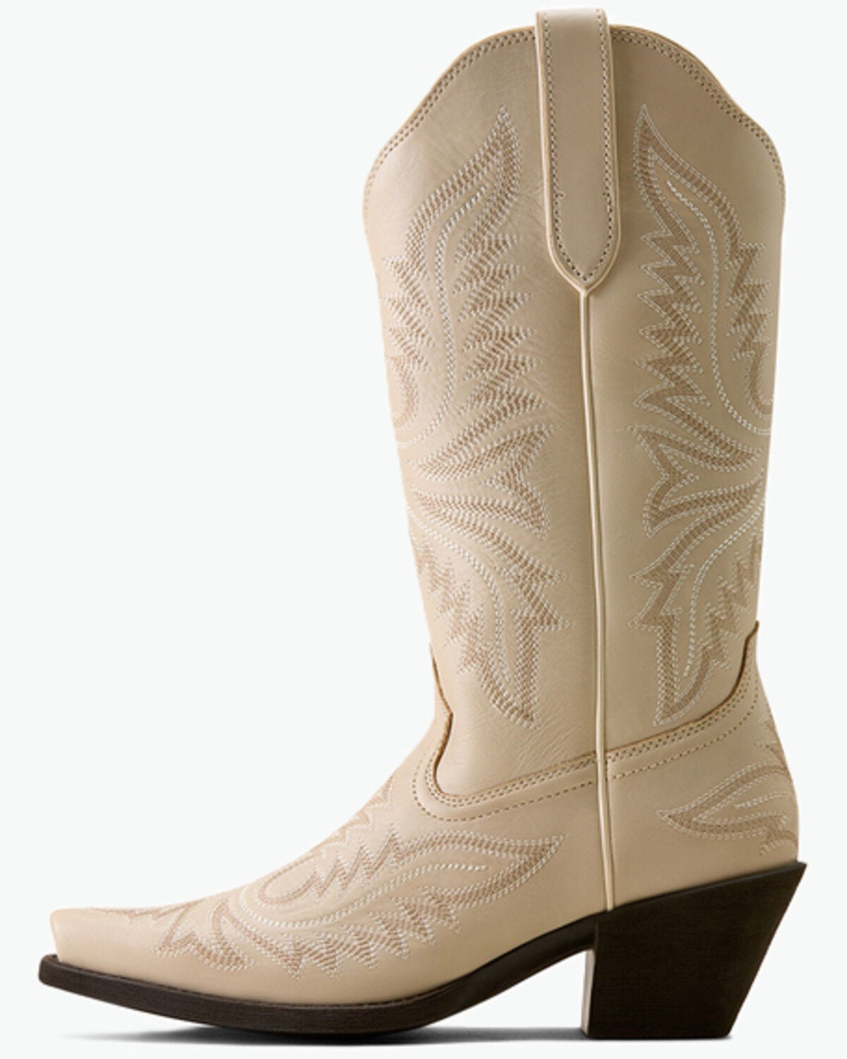 Image #2 - Ariat Women's Round Up Collins Performance Western Boots - Snip Toe, Beige, hi-res