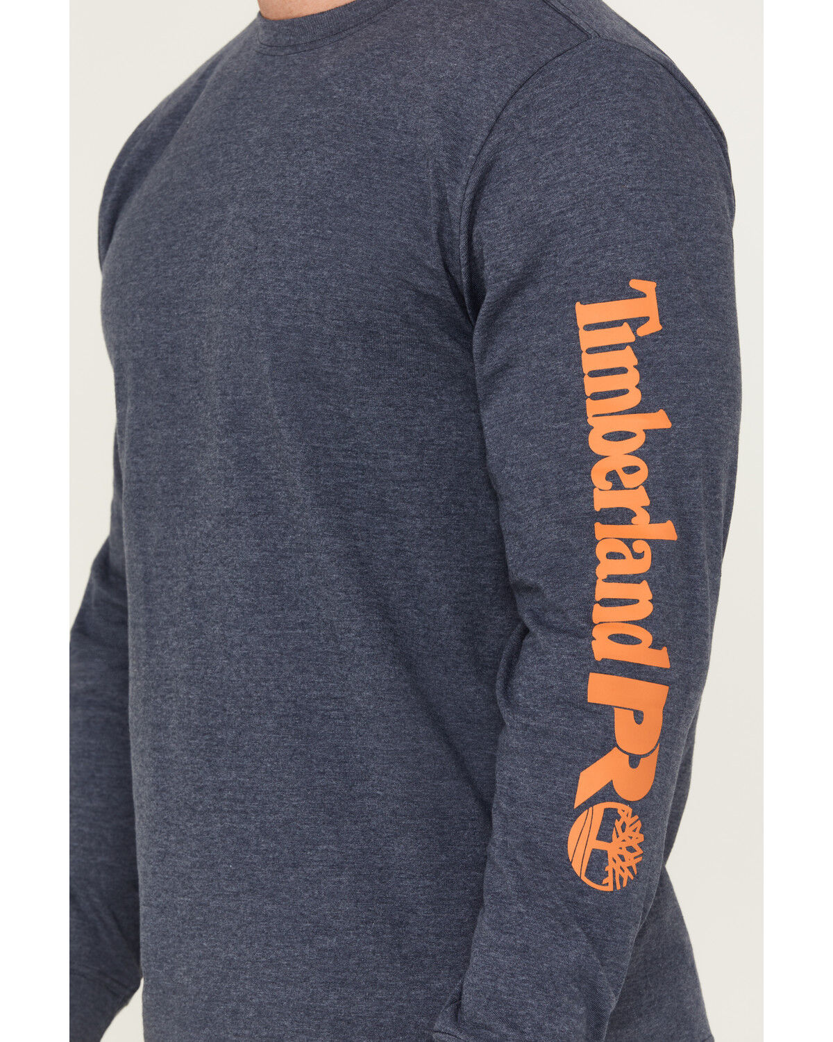 Image #3 - Timberland PRO Men's Core Logo Long Sleeve T-Shirt, Navy, hi-res