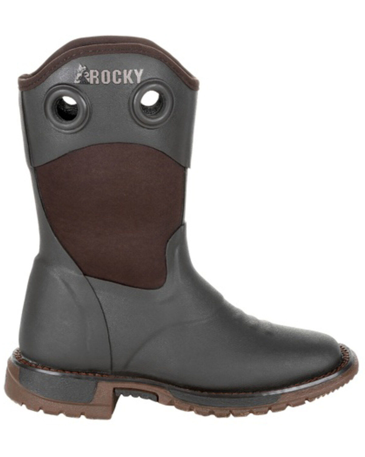 Image #2 - Rocky Boys' Rubber Western Work Boots - Soft Toe, , hi-res