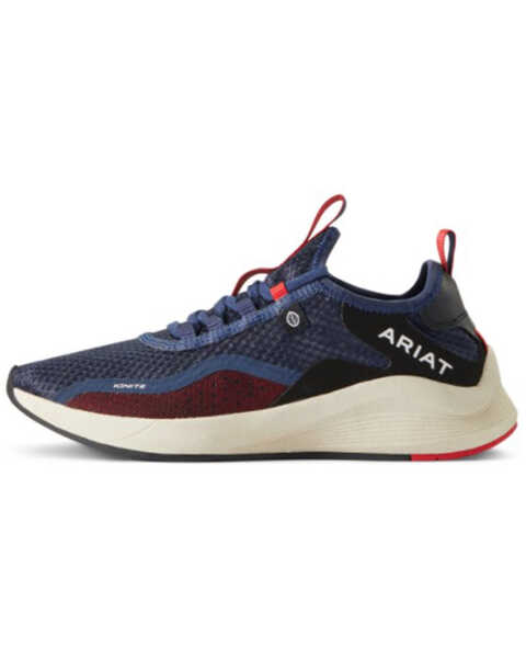 Image #2 - Ariat Women's Ignite Eco Team FLX Foam Casual Lace-Up Sneaker - Round Toe , Navy, hi-res