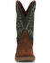 Justin Men's Rush Short Base Performance Western Boots - Broad Square Toe , Brown, hi-res