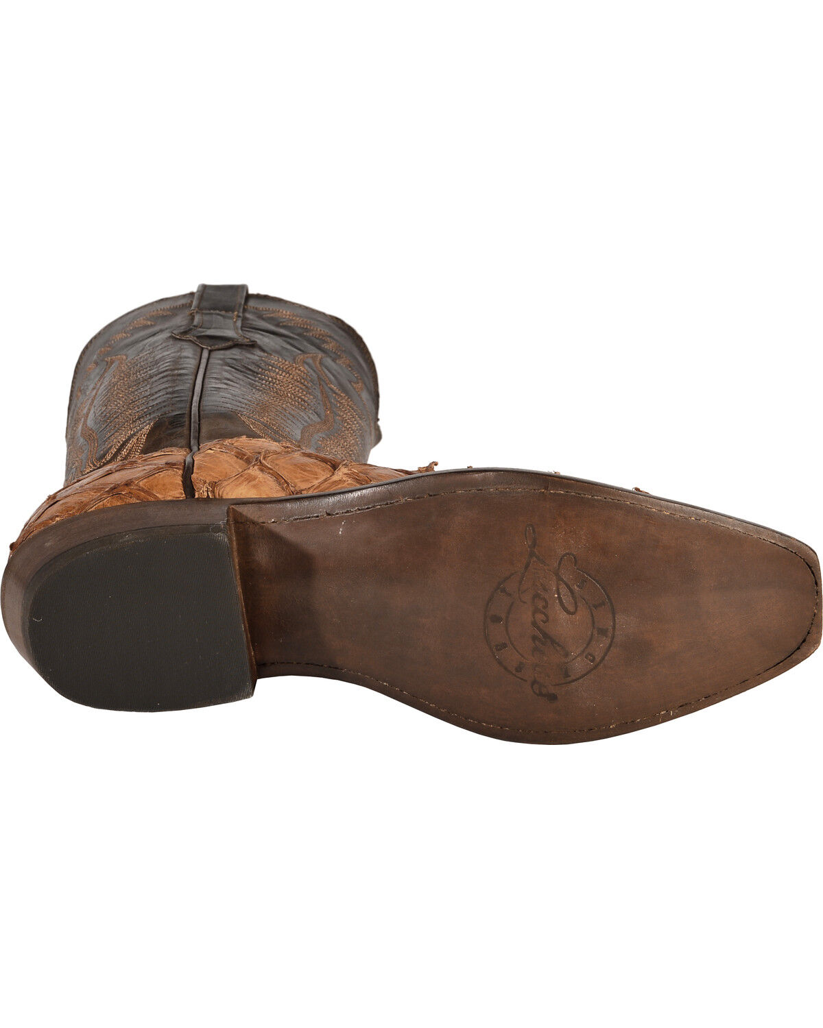 lucchese pirarucu cognac