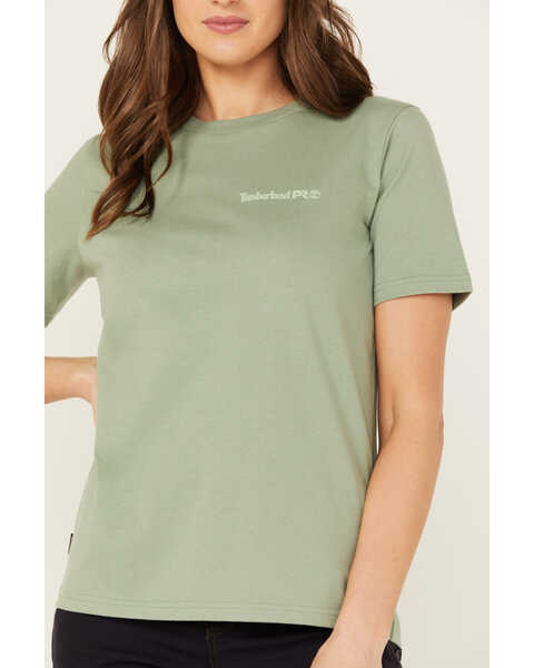 Image #3 - Timberland Women's Cotton Core Short Sleeve T-Shirt , Green, hi-res