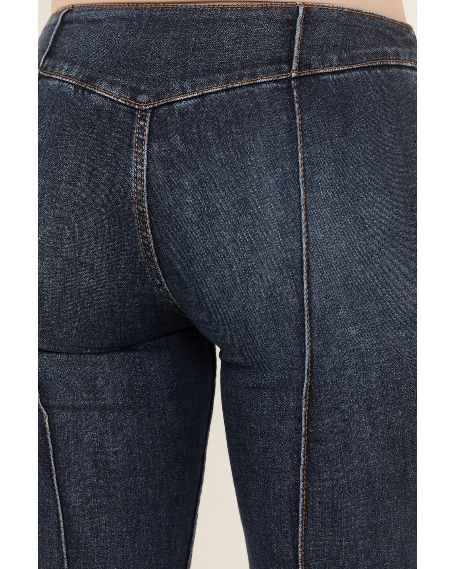 cheyanne high-rise frayed bootcut jeans | dark wash main image 1