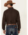 Image #4 - Cinch Men's Solid Brown Button Down Long Sleeve Western Shirt, Brown, hi-res