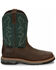 Justin Men's Carbide Waterproof Western Work Boots - Composite Toe, Brown, hi-res