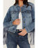 Image #4 - Idyllwind Women's Magnolia Embossed Trucker Jacket, , hi-res