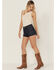 Image #1 - Levi's Women's 501 Update Forward Dark Wash High Rise Original Denim Shorts, Dark Wash, hi-res