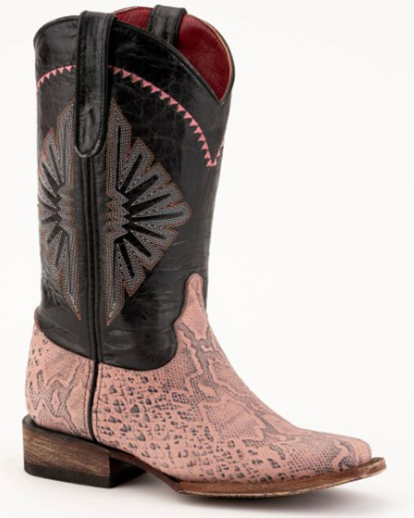 Ferrini Women s Boa Snake Print Western Boots Square Toe