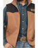 Image #3 - Cinch Men's Wooly Concealed Carry Vest - Big, Brown, hi-res