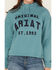 Image #3 - Ariat Women's Solid Logo Hoodie, Blue, hi-res