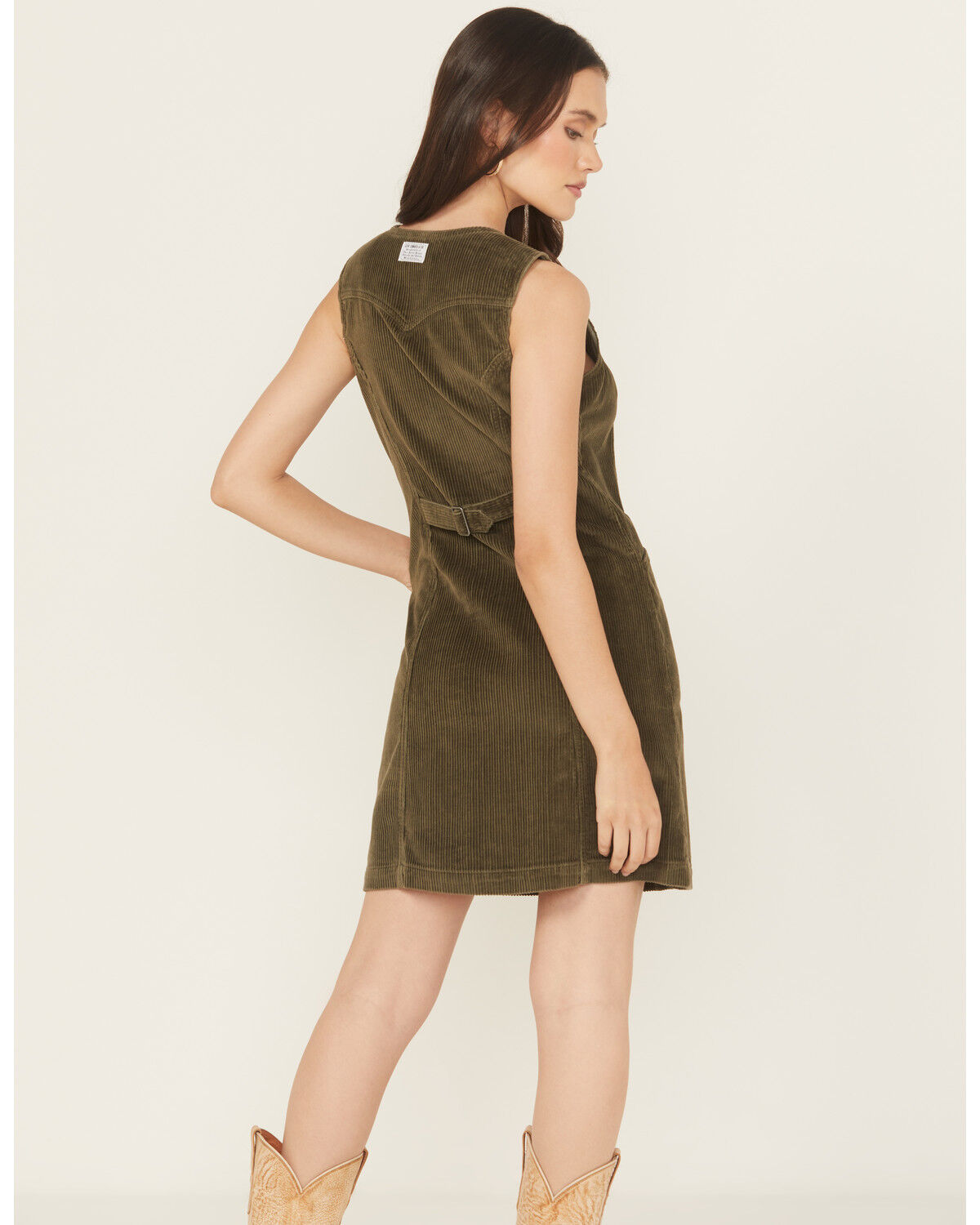 Levi's Women's Vianna Sleeveless Button-Down Corduroy Dress