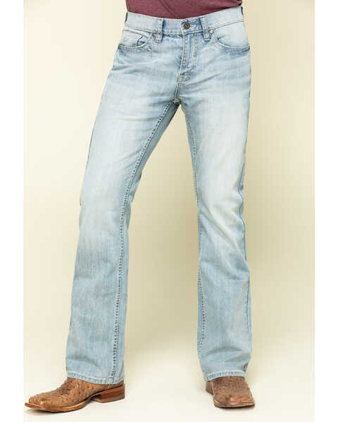 Image #2 - Cody James Men's Marshall Light Wash Stretch Slim Bootcut Jeans , , hi-res