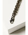 M & F Western Men's Silver Strike Matte Gun Metal Braided Link Bracelet, Silver, hi-res