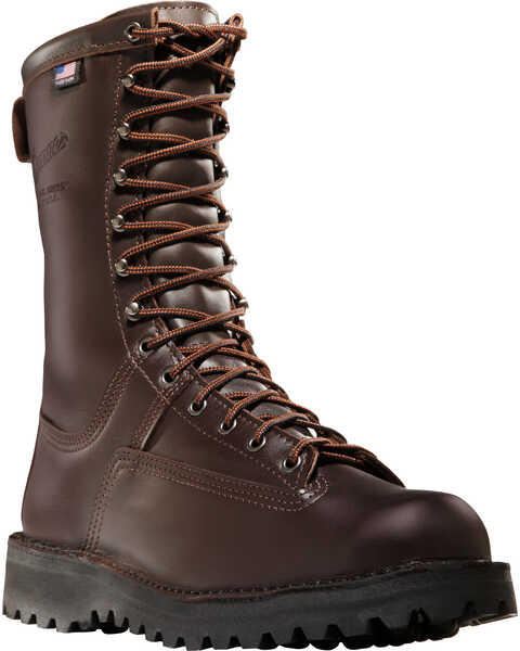 Image #1 - Danner Men's Brown Canadian 10" Insulated Hunting Boots - Round Toe , Dark Brown, hi-res