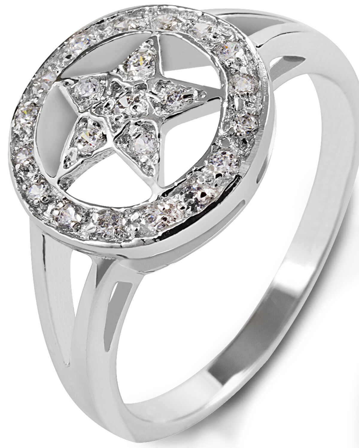 Image #1 - Kelly Herd Women's Small Star Ring, Silver, hi-res