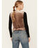Image #5 - Tasha Polizzi Women's Washed Velvet Larkin Vest, Taupe, hi-res