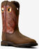 Image #1 - Ariat Men's Groundwork Pull-On Work Boots - Steel Toe, Brown, hi-res