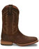 Image #2 - Justin Men's Tallyman Brown Western Boots - Broad Square Toe, , hi-res