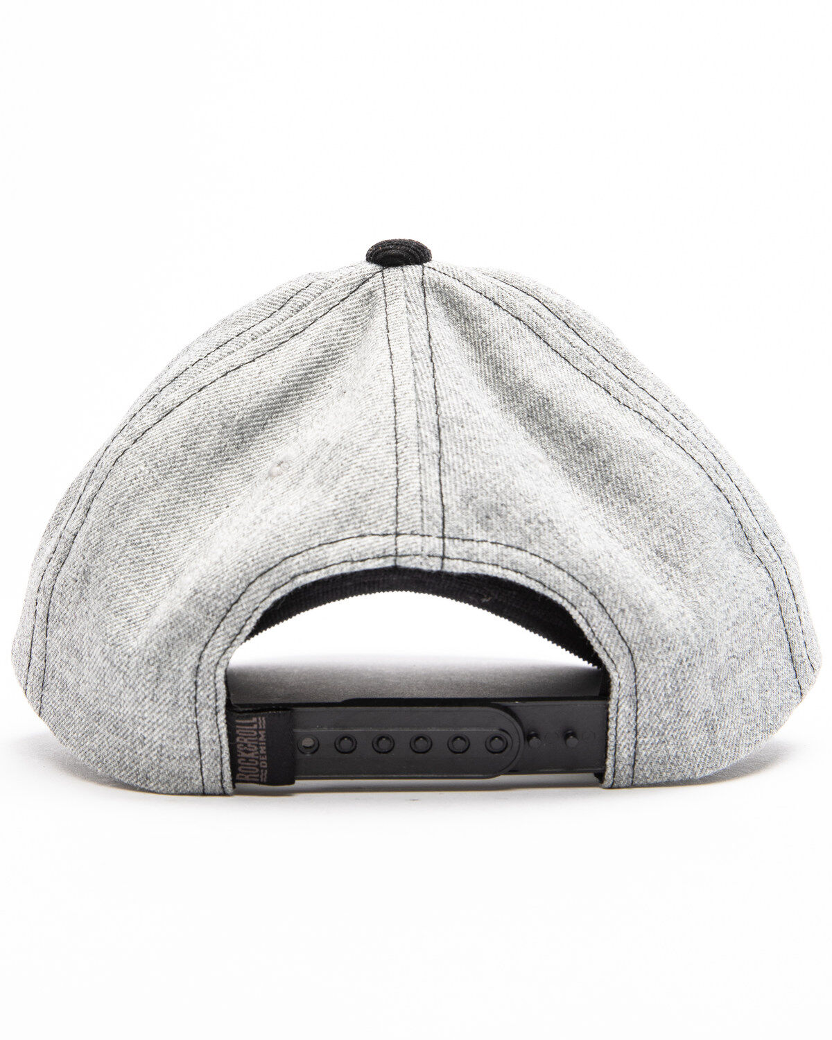 Image #5 - Rock & Roll Cowboy Men's Mountain Logo Patch Cap, Grey, hi-res