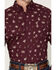 Image #3 - Ariat Men's Canaan Cowboy Print Long Sleeve Button-Down Western Shirt, Burgundy, hi-res