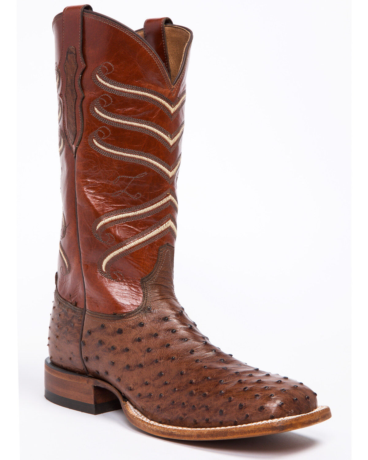 animal skin cowboy boots
