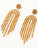 Image #2 - Shyanne Women's Rosa Lane Waterfall Earrings, Gold, hi-res