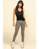 Image #6 - Rock & Roll Denim Women's Leopard Print Skinny Jeans, Blue, hi-res
