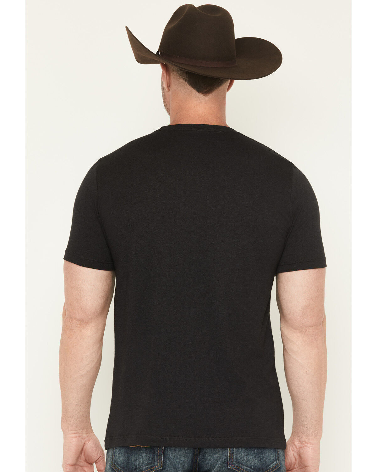 Image #4 - Red Dirt Hat Men's Free Rein Short Sleeve Graphic T-Shirt, Charcoal, hi-res