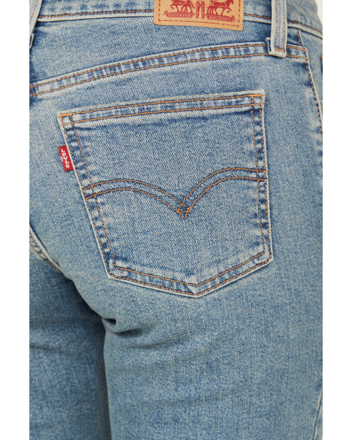 Image #4 - Levi's Superlow Medium Wash Stretch Bootcut Jeans, Medium Wash, hi-res