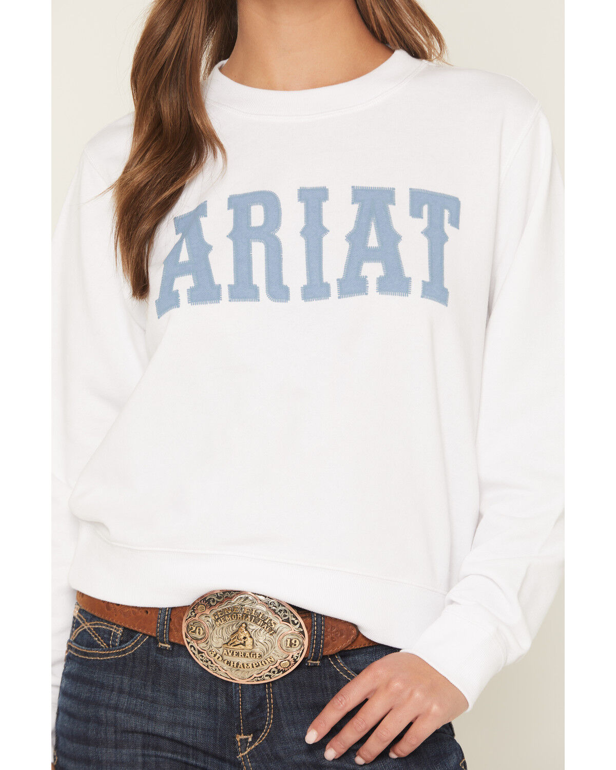 Product Name:  Ariat Women's Boot Barn Exclusive Logo Crew Neck Sweatshirt