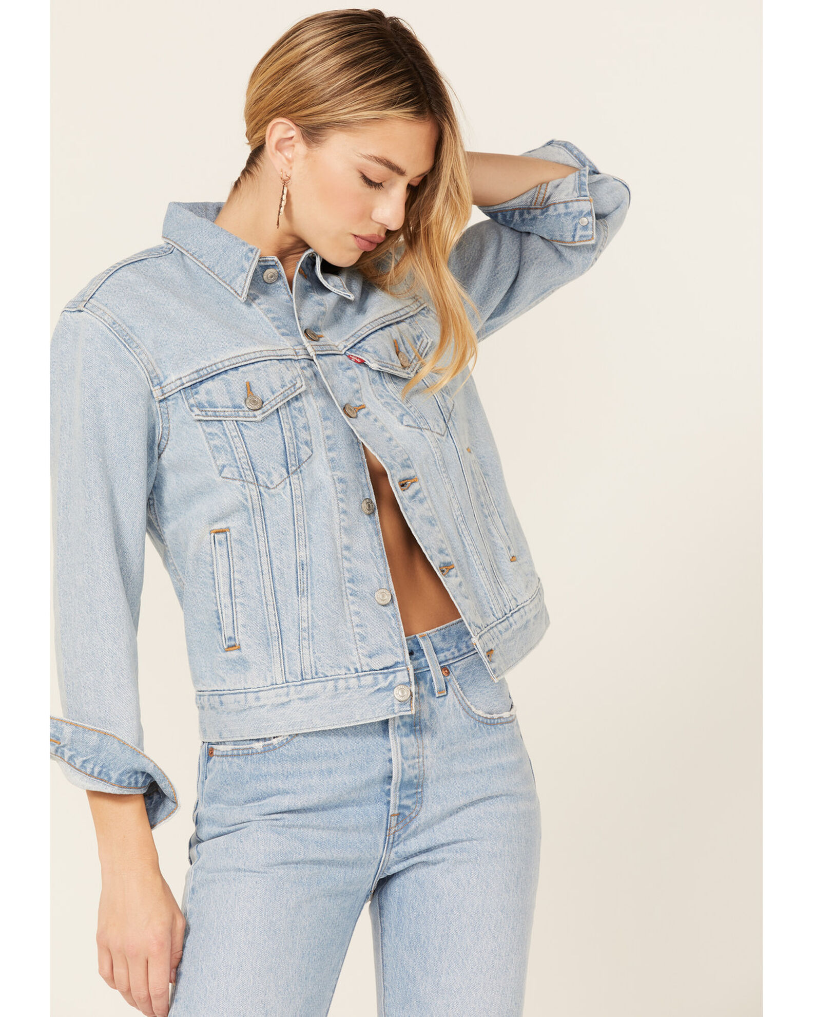Levi's boyfriend denim jacket discount