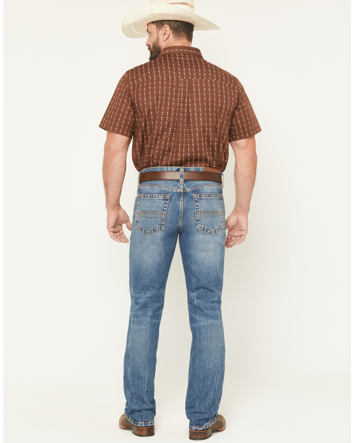 Image #3 - Cody James Men's Condor Wash Jackson Slim Straight Rigid Denim Jeans, Medium Wash, hi-res