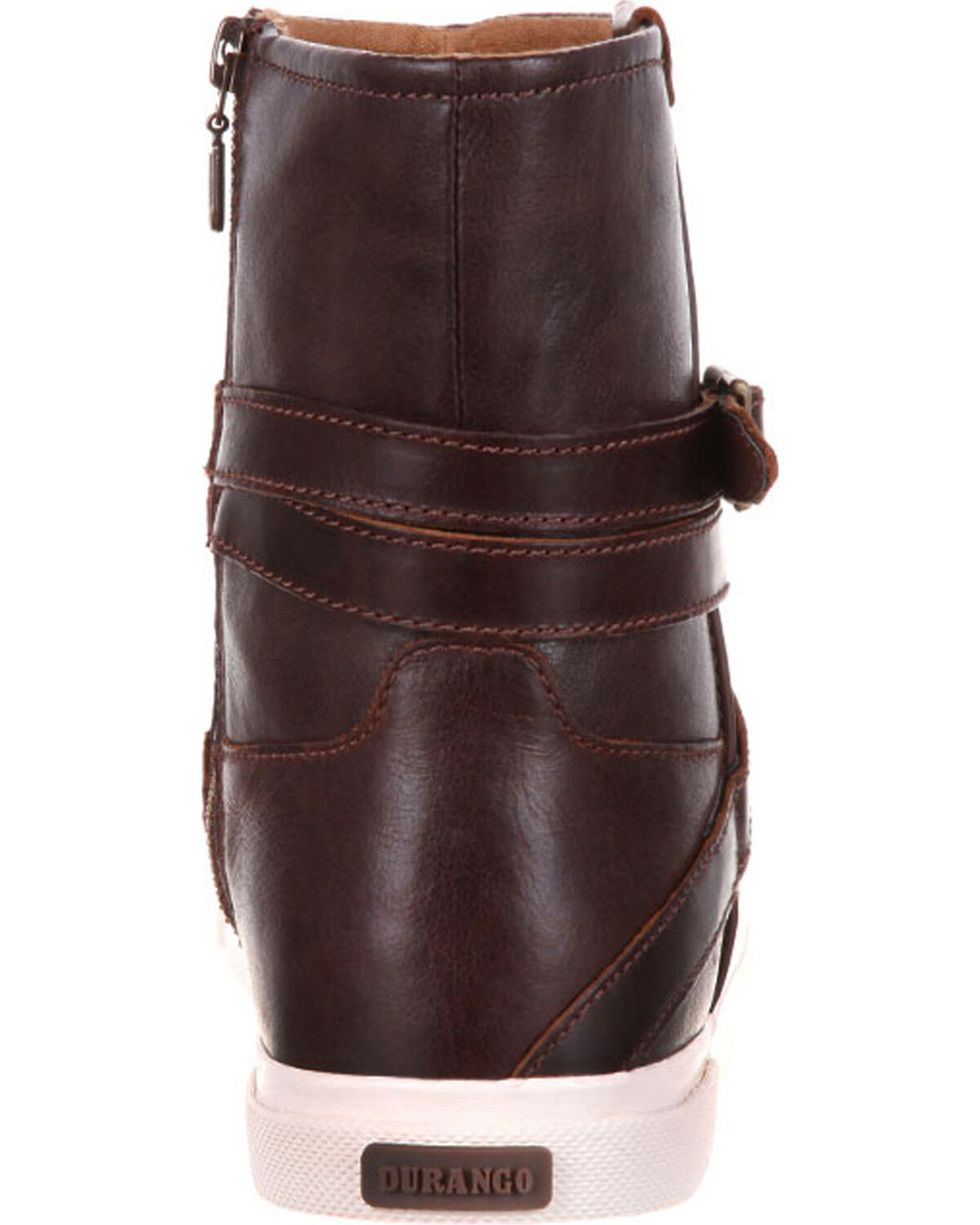 Image #6 - Durango Women's Brown Music City Belted Booties, , hi-res