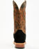 Image #5 - Dan Post Men's Cappy Exotic Carpincho Western Boots - Square Toe, Black, hi-res