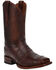 Dan Post Men's Akers Western Boots - Broad Square Toe, Cognac, hi-res