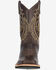 Image #3 - Smoky Mountain Men's Hidalgo Performance Western Boots - Broad Square Toe, Chocolate, hi-res
