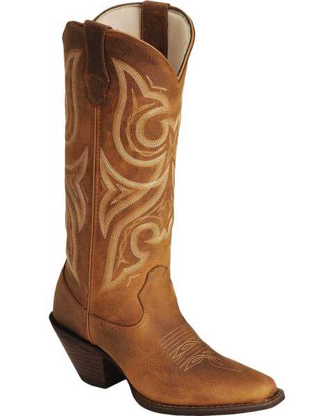 Durango Women's Crush Jealousy Western Boots, Cognac, hi-res