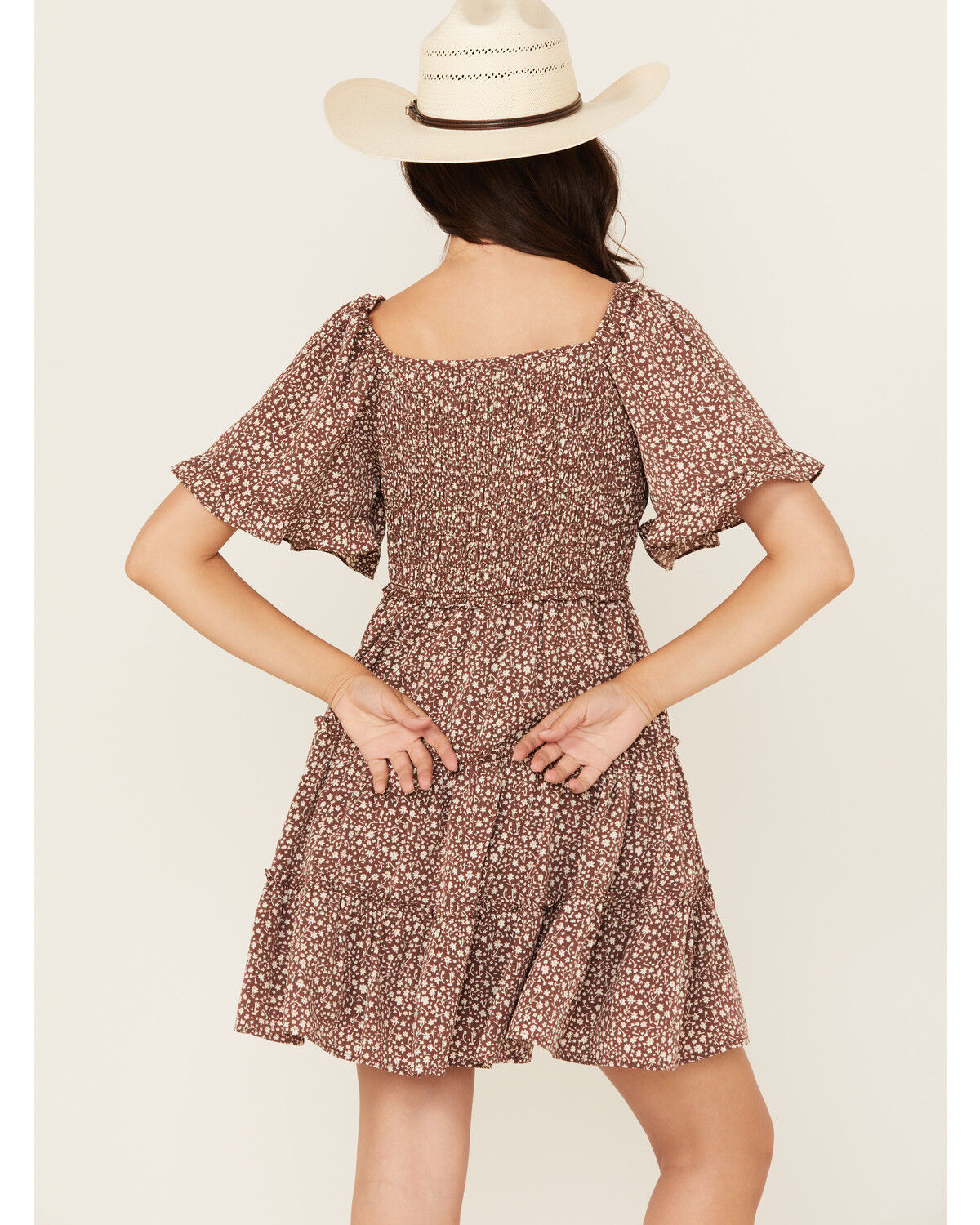 新発売の Short Print Floral Women's Yura Sleeve Barn Boot | Dress Mini 美容液