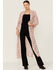 Beyond The Radar Women's Floral Chiffon Duster Maxi Kimono, Ivory, hi-res