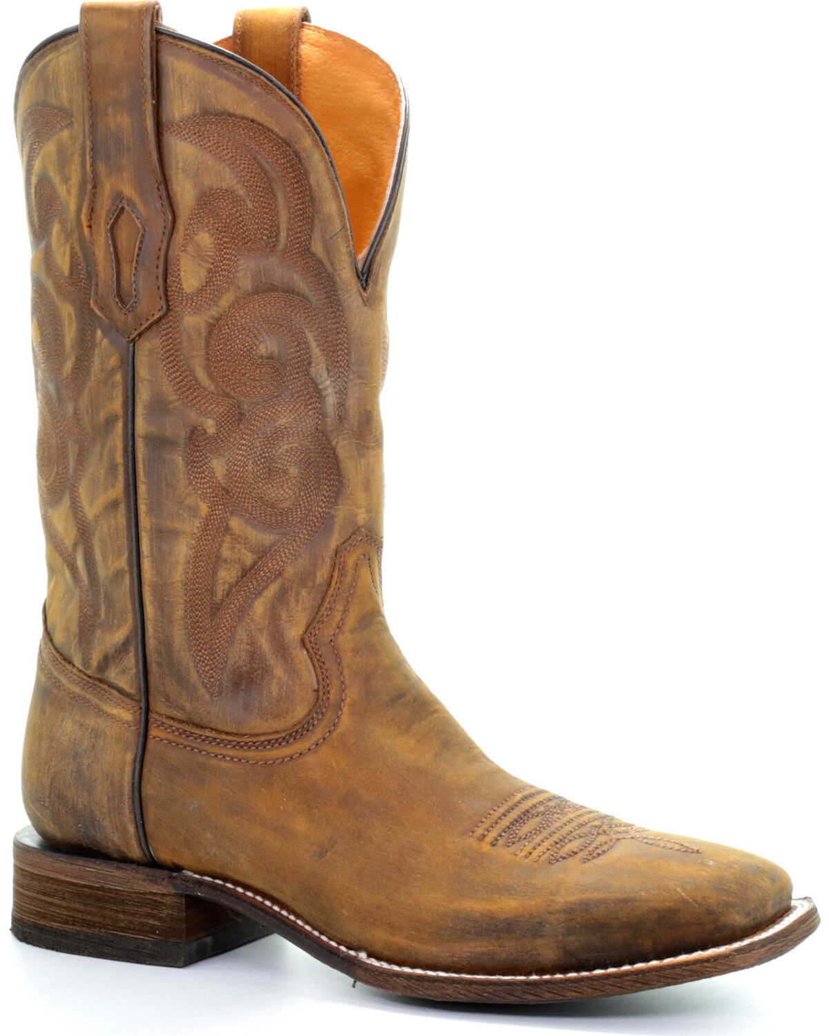 Image #1 - Corral Men's Embroidered Cowboy Boots - Square Toe , , hi-res