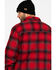 Image #5 - Hawx Men's Red Miller Plaid Quilted Flannel Work Shirt Jacket , , hi-res