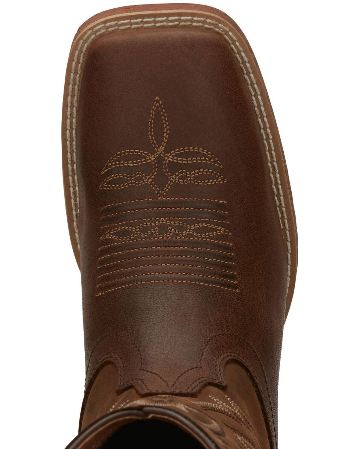 Image #6 - Justin Men's Tallyman Brown Western Boots - Broad Square Toe, , hi-res